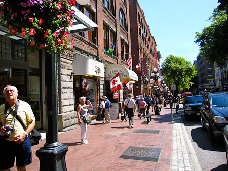 Zaterdag 30 juli -  Vancouver, British Columbia...Water Street