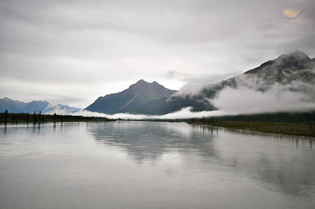 Maandag 1 augustus 2011 - Talkeetna... Met de comfortabele panoramische Wilderness Express trein op weg naar Talkeetna