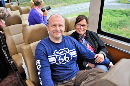 Maandag 1 augustus 2011 - Talkeetna... Met de comfortabele panoramische Wilderness Express trein op weg naar Talkeetna