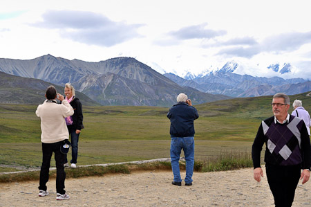 Woensdag 3 augsutus - Tundra Wilderness Tour diep in het Denali National Park, op zoek naar oa rendieren en beren