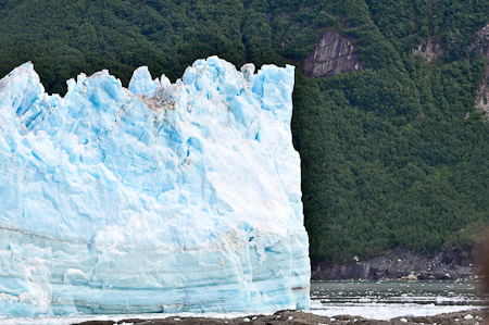 Zaterdag 6 augustus - ...langs de Hubbard Glacier.....