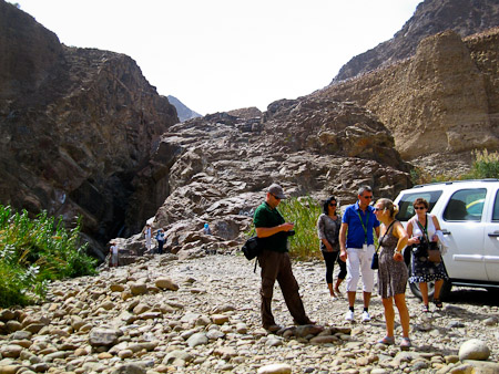 Dinsdag 8 maart 2011 - Fujairah - V.A.E. - rotsachtige kloven en kleurrijke canyons