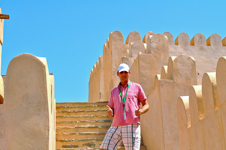 Woensdag 9 maart 2011 -  Muscat - Oman - het 1500 jaar oude fort van Nakhal
