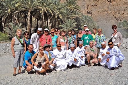 Woensdag 9 maart 2011 -  Muscat - Oman - Go For Cruise in Wadi Bani Auf  