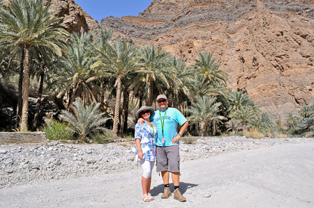 Woensdag 9 maart 2011 -  Muscat - Oman - Hilde & Didier in Wadi Bani Auf