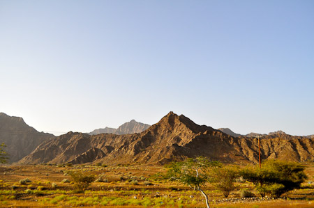 Woensdag 9 maart 2011 -  op de terugweg naar Muscat