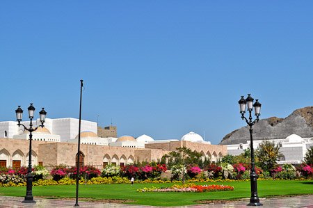 Donderdag 10 maart 2011 - Al Alam Palace buiten Muscat